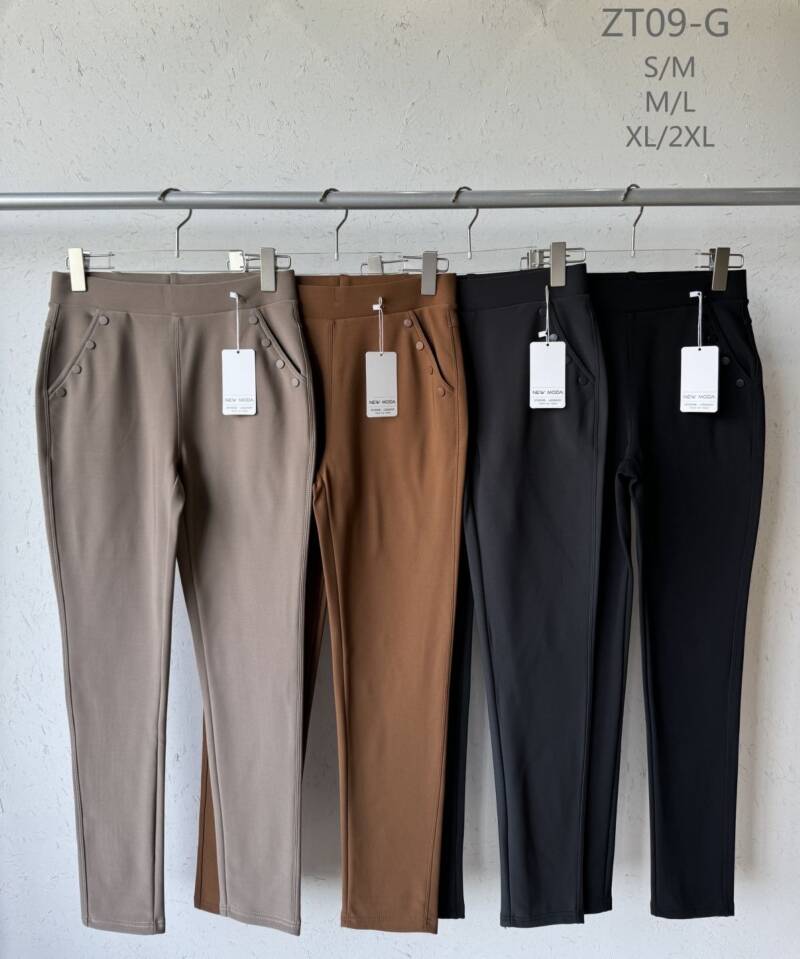 Spodnie damskie Roz S-2XL, 1 kolor Paczka 12 szt